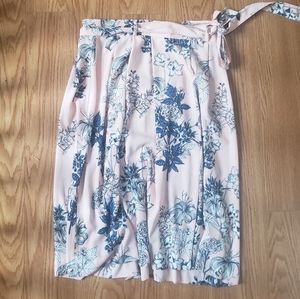 High-Waisted Floral Skirt